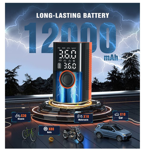 Caliente en línea CE ROHS Inflador de neumáticos <span class=keywords><strong>Compresor</strong></span> de aire portátil, 150 PSI Bomba de bicicleta inalámbrica Bomba de bola eléctrica - Product Image 6