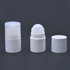 plastic deodorant stick packaging empty round 50ml roll on bottle