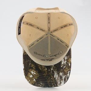 थोक कस्टम कैमो व्यक्तिगत डिजाइन किए गए कढ़ाई रंग 100% कपास टोपी क्लासिक 5-पैनल यूनिसेक्स दैनिक पहनने के लिए - Product Image 5