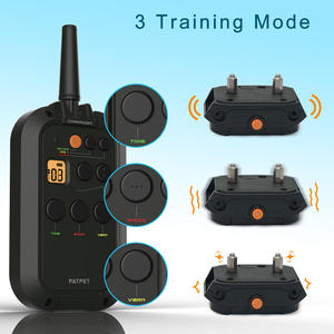 CE Professional im Freien 900M Fernbedienung Piepton Vibrieren Pet Barking Shock Deter rent <span class=keywords><strong>Dog</strong></span> Anti Bark Elektrisches Trainings halsband - Product Image 2