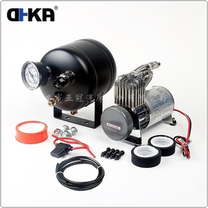 ชุดแตรลมแบบสองท่อ DHKA 12V หรือ 24V 2 ลิตร 150 PSI พร้อมถังลมขนาดเล็ก รับประกัน 12 เดือน สำหรับรถบรรทุก/เรือ/รถไฟ - Product Image 2