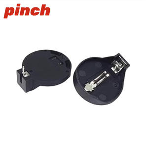 Soporte de Batería Pinch para CR1220, 2032, 2450, BS8, 10, 9V, 6F22, 3V, Montaje en Superficie con Cableado - Product Image 1