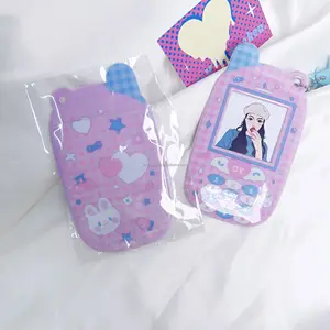 Personnalisé créez votre propre design personnalisé forme de téléphone kpop porte-pc porte-cartes photo en plastique porte-carte photo en pvc