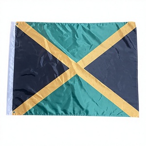 <strong>Jamaica</strong> National <strong>Flag</strong> 3x5ft Polyester Waterproof Outdoor Banner for Display - Product Image 1