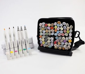 Marcadores de Arte de Doble Punta STA, 40 Colores, Marcadores de <span class=keywords><strong>Alcohol</strong></span> para Dibujo, Juego de <span class=keywords><strong>Rotuladores</strong></span> Permanentes - Product Image 1