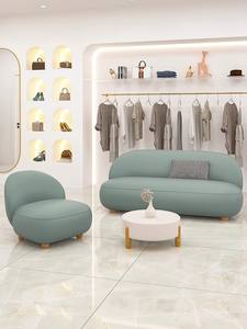 Petit canapé double moderne à trois faces pour le salon pour le magasin <span class=keywords><strong>de</strong></span> vêtements Réception Loisirs Petit appartement <span class=keywords><strong>Location</strong></span> - Product Image 5