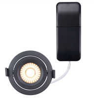 Spot en aluminium anti-éblouissement Dim to Warm Dali Ceil Spot Light Moderne 8-12W COB LED Downlights Réglable Degré Recess Spot Lamp