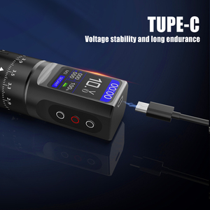 เครื่องสักไร้สายปรับระยะชักได้ 2.7-4.5 มม. พร้อมแบตเตอรี่คู่ ชุดอุปกรณ์สักไฟฟ้าพร้อมหมึก - Product Image 3