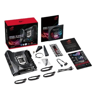 เมนบอร์ด STRIX Z490-I GAMING สำหรับเมนบอร์ดสำหรับพีเอฟเซนส์ มินิ ยูเอสบีการ์ดจัดเก็บข้อมูลซ็อกเก็ตแรมซีพียู - Product Image 4