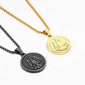 Collier avec pendentif De <span class=keywords><strong>50</strong></span> pièces En acier inoxydable, style hip hop mexicain, Colgante MECYLIFE - Product Image 4