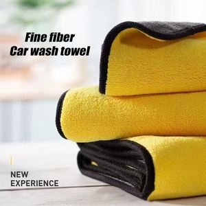 Wholesale <b>Microfiber</b> Cleaning Cloth Coral Fleece Thickened Absorbent Double-Sided Two-Color <b>Towel</b> with Custom logo - Product Image 5