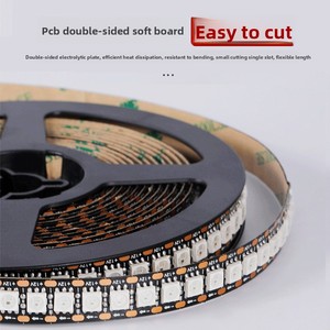 5050 <span class=keywords><strong>RGB</strong></span> <span class=keywords><strong>LED</strong></span> thông minh dải đèn 5V/12V điện áp thấp 144d mật độ cao tự dính Backlit môi trường xung quanh linh hoạt thay đổi màu sắc dải - Product Image 3