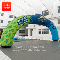 Arche gonflable géante 360° pour événements avec impression couleur, arche gonflable personnalisée avec logo pour la décoration de sports et de festivals