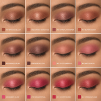 Palette de fards à paupières personnalisable 12 couleurs, haute pigmentation, poudre de maquillage mate, scintillante, satinée, pailletée, métallique, waterproof