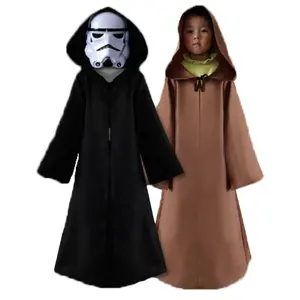 Kostum Film Aneka Warna Kostum Superhero Anak-anak Jubah Darth Vader Jubah Star Jedi Knight Kostum Halloween Dewasa