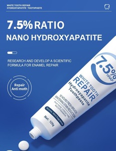 <span class=keywords><strong>Dentifricio</strong></span> Avanzato all'Idrossiapatite 7.5 <span class=keywords><strong>per</strong></span> Riparazione Smalto, Rimozione Macchie, Alito Fresco e Anti-Carie <span class=keywords><strong>per</strong></span> <span class=keywords><strong>Denti</strong></span> <span class=keywords><strong>Sensibili</strong></span> - Product Image 4
