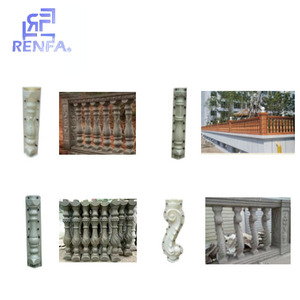 Новый дизайн, наружная декоративная бетонная цементная балясина и перила, Высококачественная литая на месте пластиковая Балконная форма - Product Image 4