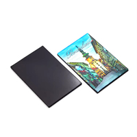Aimant de réfrigérateur personnalisé en aluminium, souvenir artistique en métal, drôle, gaufré, écologique, aimant puissant, forme industrielle pour mariage