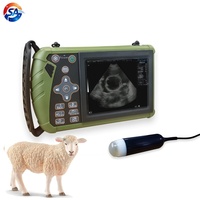 Appareil d'échographie portable pour l'inspection de la gestation des animaux de compagnie et du bétail, pour les moutons, les chats, les chiens, écran de 5,6 pouces, transducteur étanche