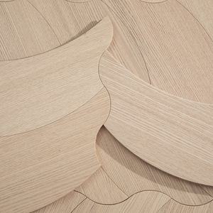 Plancher en <span class=keywords><strong>bois</strong></span> d'ingénierie en chêne d'Amérique du Nord brossé naturellement, motif « grandes feuilles », pour parquet géométrique et revêtements de sol artistiques - Product Image 3