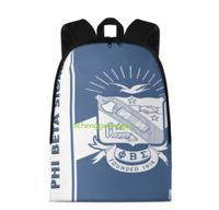 Sac à dos personnalisé pour femme de la sororité ZPB Zeta Phi Beta, sac à dos réutilisable pour les courses, sac de week-end de haute qualité