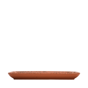 Piatto Piatto in Terracotta Forest 29x12cm con Design Astratto - Product Image 2