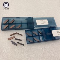 Lames de fraisage CNC TDC2 TDC3 avec revêtement PVD, outils de tournage en carbure pour le défonçage et le rainurage, inserts en alliage dur pour le tournage