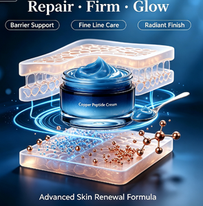Crème Visage au Cuivre Peptide PDRN Réparation Avancée Raffermissante GHK CU Hydratant Éclat Lissant Soin de la Peau - Product Image 5