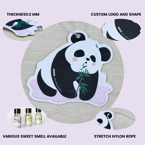 커스텀 로고 프린팅 맞춤형 향기 종이 자동차 방향제 - Product Image 6