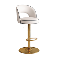 Tabouret haut de ménage simple chaise réglable et pivotante chaise de comptoir de caissier d'hôtel chaise de dossier de loisirs