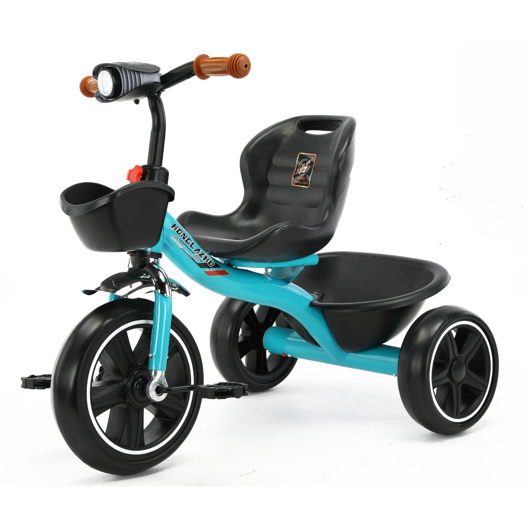 音楽/ヘッドライト付きHOT子供用三輪車高さ調節可能/サドル1-34-6歳子供用赤ちゃん