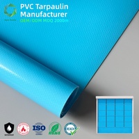 Bâche en PVC tissé ignifuge et imperméable 900 g/m² pour porte rapide à enroulement, fournie directement par l'usine