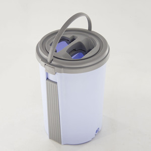 360 ma thuật tự động quay làm sạch xô thiết lập với Kính thiên văn thép cực đôi bên phẳng dễ dàng làm sạch sàn lau đầu tròn lau - Product Image 4