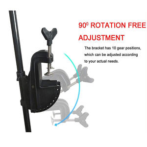 محرّك القارب تعليق قوس 90 درجة للتدوير الصيد محرّك القارب جهاز تثبيت المحرك كيت ل قوارب مطاطية - Product Image 4