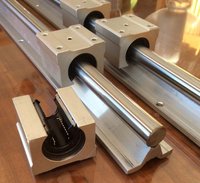 Roulements de bloc de Rail en aluminium à arbre linéaire SBR50UU-2500mm Arbre de mouvement linéaire CNC 50mm