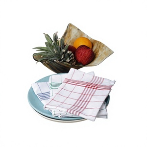 Recycled Cotton Linen <b>Microfiber</b> <b>Towel</b> with Vintage Stripes Multi-Color Checkered Printed for Golf Home <b>Beach</b> Child Use Kitchen - Product Image 1