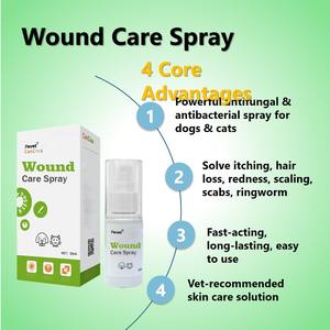<span class=keywords><strong>Spray</strong></span> antibactérien pour soins des plaies des animaux domestiques, chats et chiens, avec protection <span class=keywords><strong>anti</strong></span>-inflammatoire et film-formant pour animaux domestiques - Product Image 4