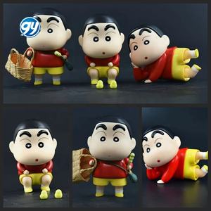 Statuetta Modello Collezionabile di Shinnosuke Crayon Shinchan Rilassato in Posizione Laterale con Scatola - Product Image 2