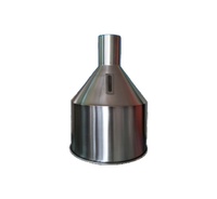 Entonnoir en acier inoxydable de grand diamètre pour machines à pâte à grains pour l'industrie alimentaire