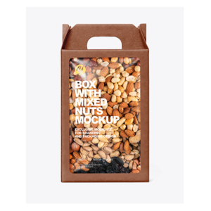 Ưa Thích Tùy Chỉnh Thiết Kế Món Quà Nuts Chất Lượng Tốt Sô Cô La Snack Đóng Gói Hộp Giấy - Product Image 1