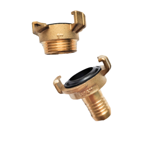Adaptateur rapide fileté en laiton de 3/4 po pour tuyau d'arrosage, raccord mâle à surface lisse, technique de moulage, laiton de haute qualité - Product Image 1