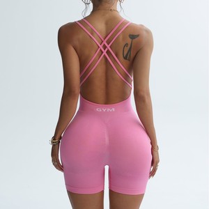Short de yoga sans couture à séchage rapide pour le sport en plein air, personnalisé par Lulu, pantalon de fitness pour femmes, pantalon de course d'été, spaghetti - Product Image 4