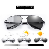 209 unisexe bleu polarisé photochromique lunettes de soleil jour nuit double usage UV400 lentilles Logo sur lentille en gros conduite mode lunettes