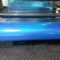Film de protection PE bleu brillant, tailles personnalisables, adhésif, pour plastique/métal/meubles/planches, film de protection PE bleu, fabrication en usine