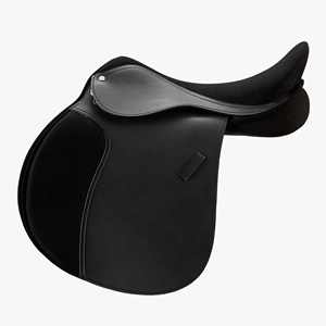 Selle d'équitation anglaise haut de gamme en cuir synthétique personnalisé, construction confortable, conçue pour la course et l'équitation quotidienne, en provenance d'Inde - Product Image 1