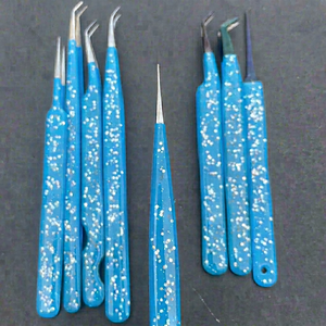 Pinzas Profesionales de Acero Inoxidable de la Mejor Calidad para Pestañas, Herramientas de Extensión de Pestañas al por Mayor para Uso en Salón, OEM - Product Image 1