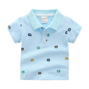 RTS – vêtements pour bébés garçons brodés ou imprimés, Polo à picots, T-shirts et Polos prêts à être expédiés - Product Image 5