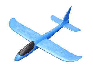 大尺寸手投机玩具，夜光户外滑翔飞机，儿童陀螺投掷滑翔泡沫飞机模型