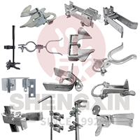 Raccord et accessoires pour clôture à mailles de chaîne Boulon en J Style boulon fileté Charnière de porte
