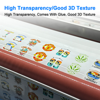 Xcellent 1000ml Tinta Varnish UV DTF 3D Emboded Stiker Kristal Tinta UV DTF untuk Printer Epson TX800 XP600 I1600 I3200